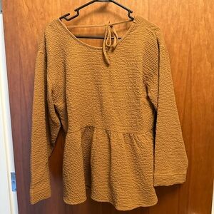 NEW!! Madewell Peplum Top